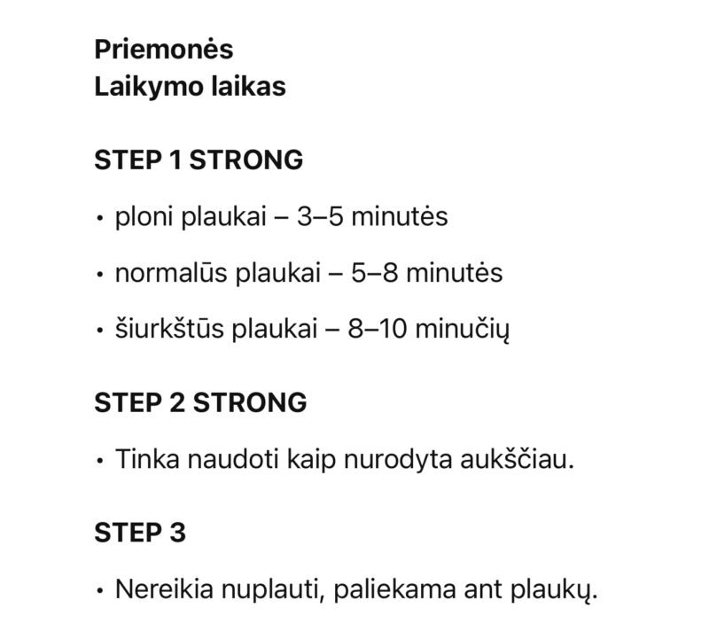 Sistema antakiams ir blakstienoms laminuoti STRONG JOLY:LAB 3vnt x2 ml - Image 6