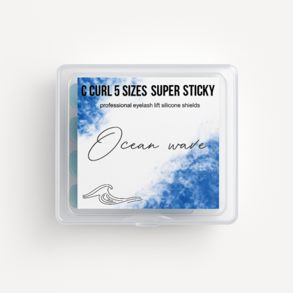 Ocean Wave blakstienų laminavimo formelės – C curl, 5 dydžiai